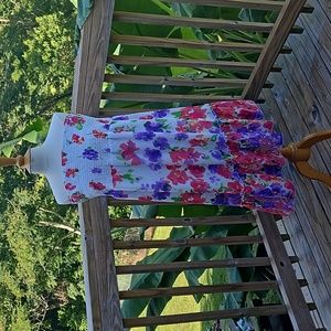 Strapless Flowers Lane Bryant Dress
